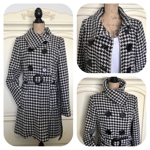 Esprit Jackets & Blazers - ESPRIT Outerwear Classic Houndstooth Coat